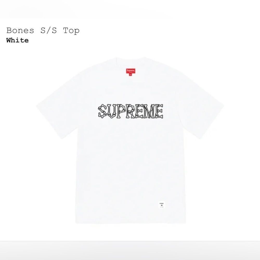Bones S/S Top “white”